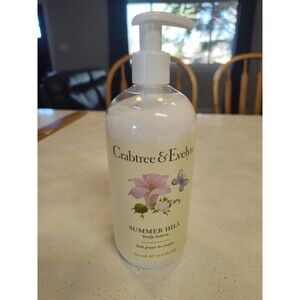 Crabtree & Evelyn Summer Hill Scented Pump Body Lotion 16.9 oz / 500 ml NEW